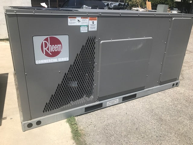 RHEEM 10 TON HIGH EFFICIENCY PACKAGE UNIT 230V 3PH R410A GAS/ELEC RKNL –  HVAC Deal