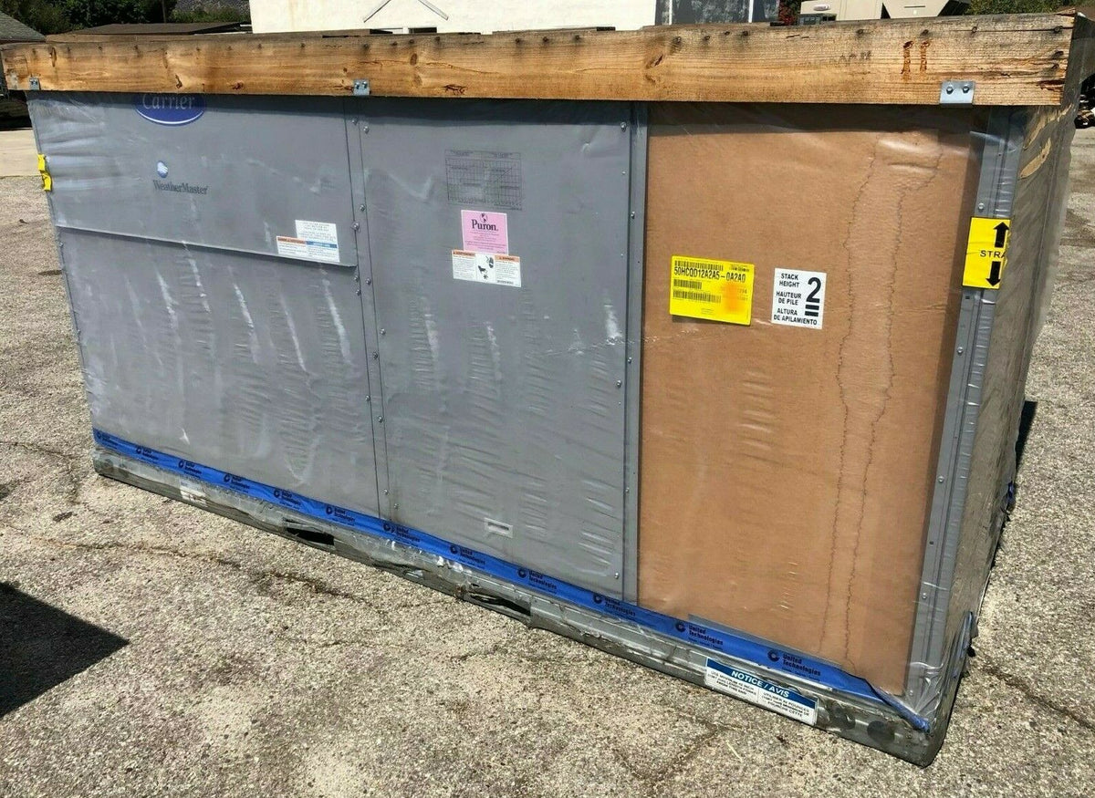 CARRIER 10 TON HEAT PUMP HIGH EFFICIENCY PACKAGE UNIT 208/230V 3-PH R4 ...