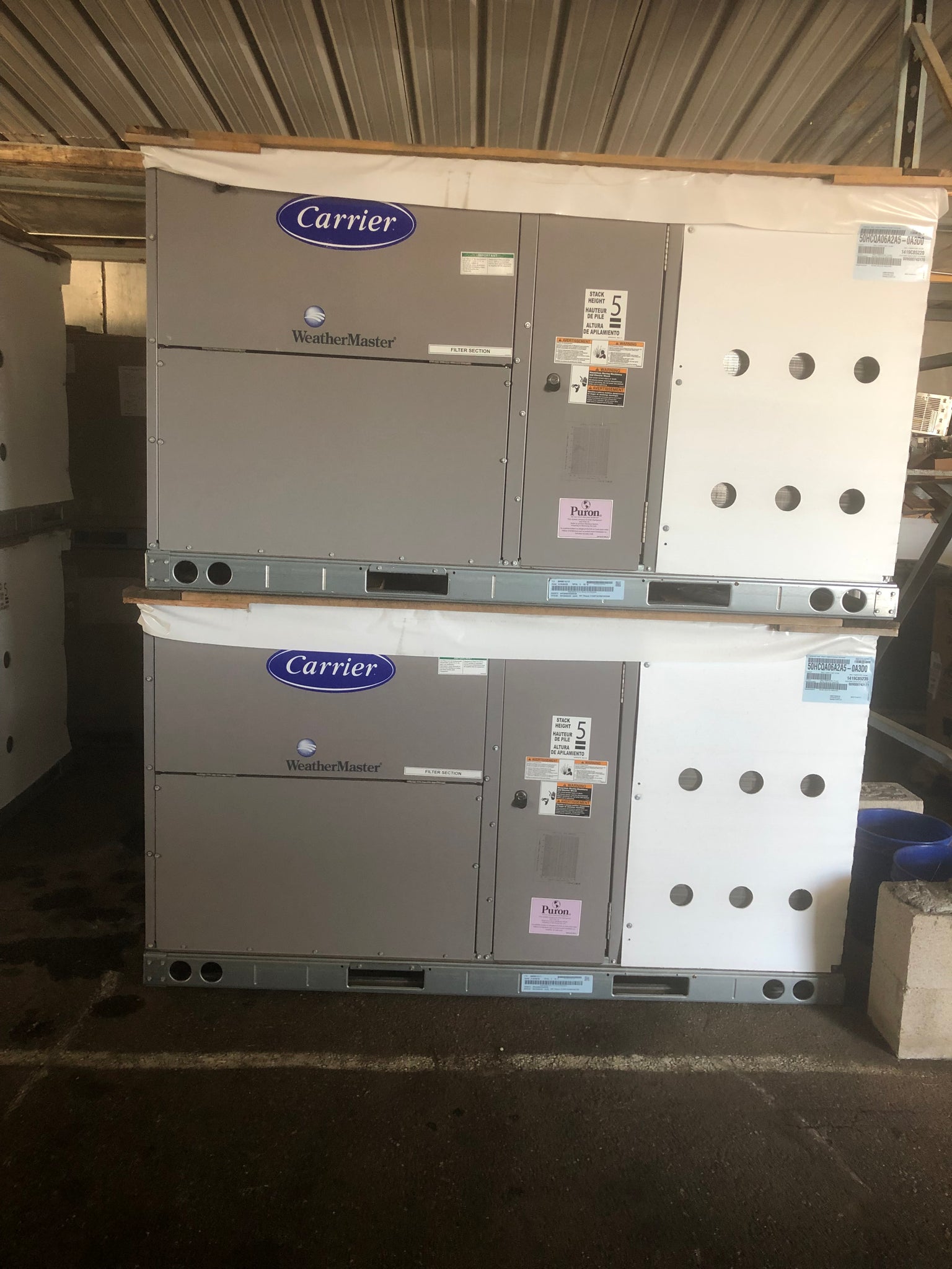 Air Conditioning Carrier Ton Heat Pump Package Unit Ton Carrier