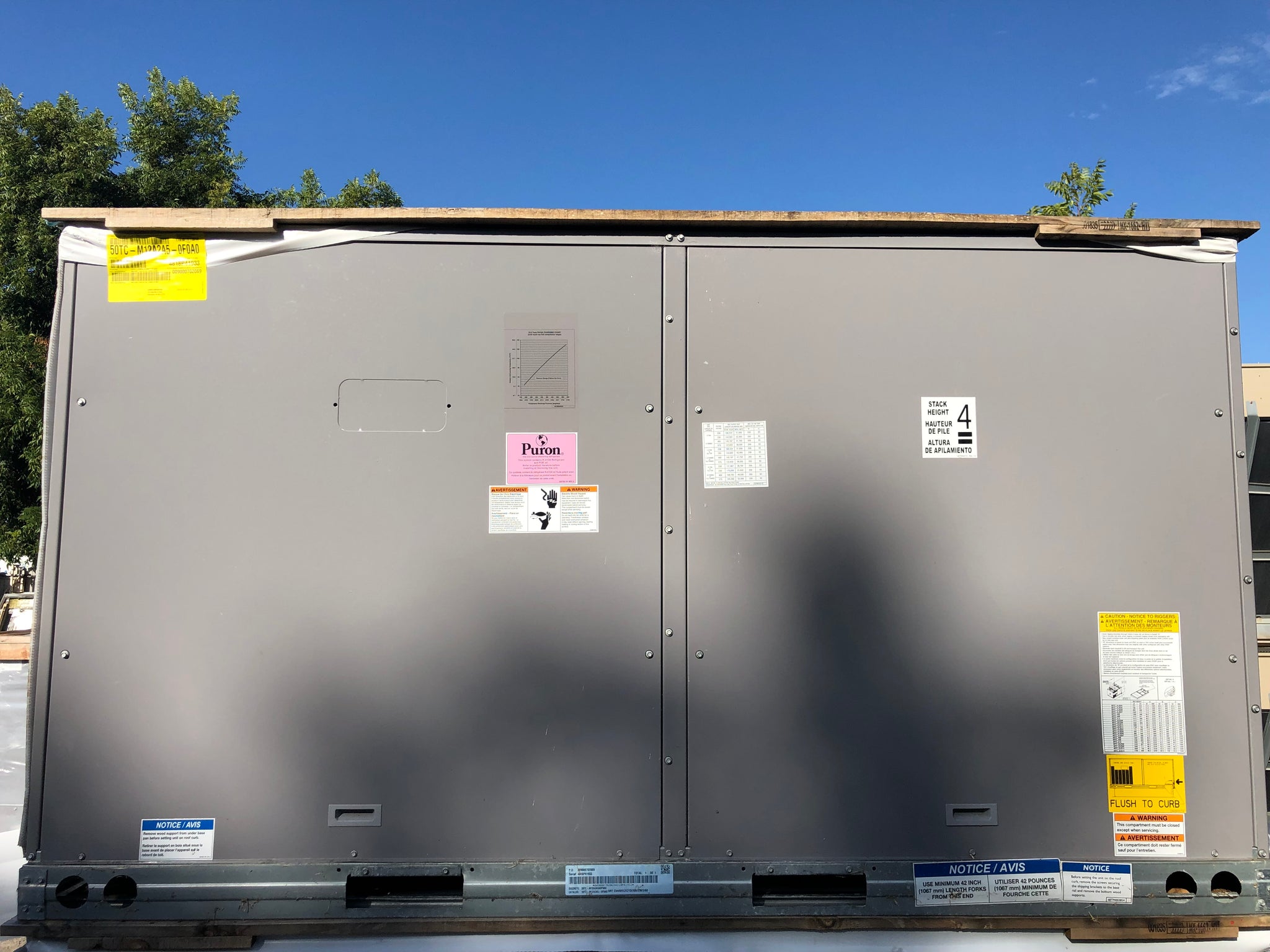 10tr Pacu CARRIER 10 TON RTU COOLING ONLY PACKAGE UNIT W/ECONOMIZER 208/230V 3-P ...
